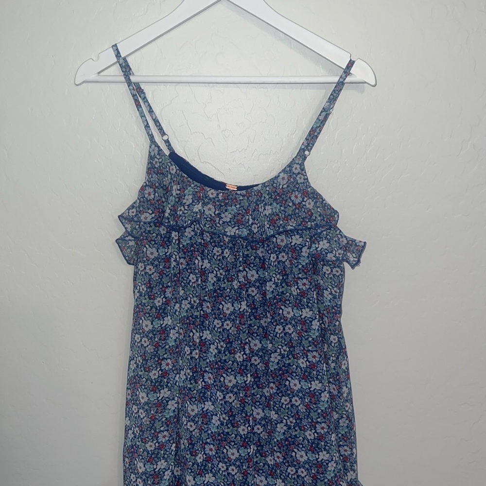 NWT Free People Ruffle Tiered Maxi Dress M - Picture 7 of 7